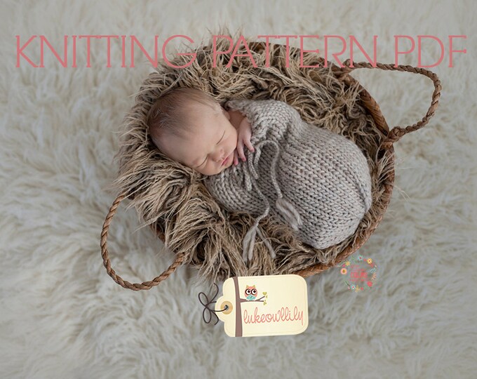 KNITTING Pattern Newborn Swaddle Pod Pdf May Sell All Finished Etsy