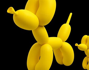 Large Balloon Dog Art Piece – Life-Sized Pop Art Modern Decor