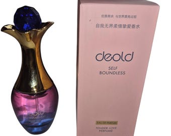 eine Flasche Deold Self Boundless Tender Love Eau de Parfum, ein Damenduft.