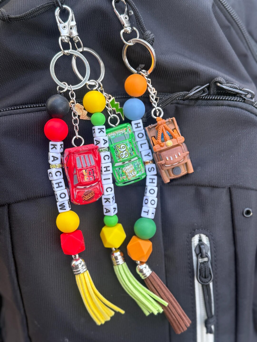 Library Car Keychains Disney Pixar Cars Keychain - Etsy
