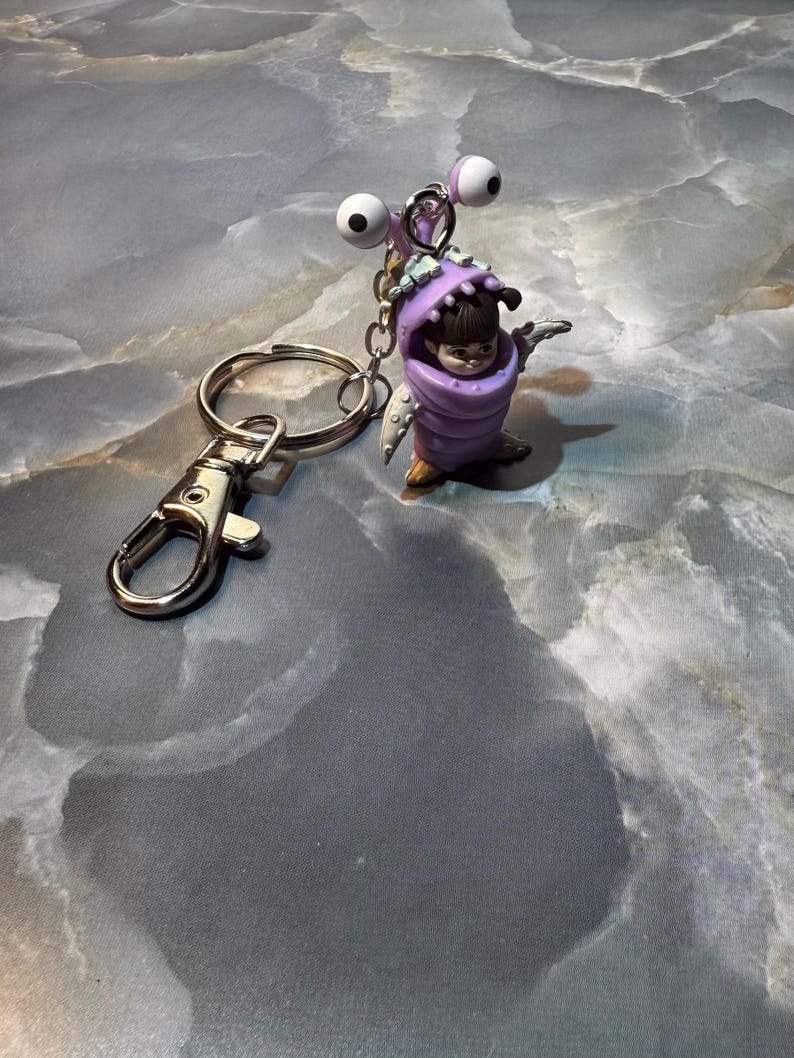 Disney Pixar Monsters Inc. Keychain - Etsy