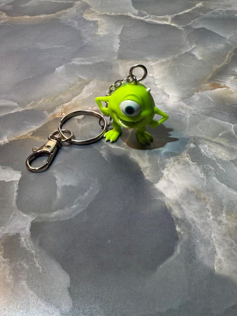 Disney Pixar Monsters Inc. Keychain - Etsy