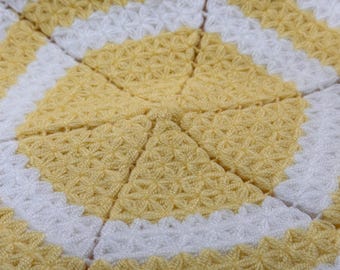 Hand gestrickter Peeling-Badehandschuh, Luffa