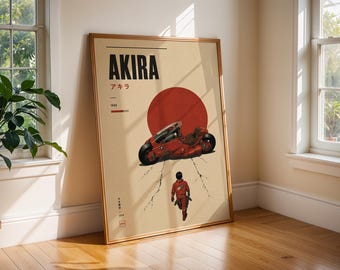 AKIRA ポスター　額入り　映画　ポスター　Bike 大友克洋　サイバーパンク AKIRA ポスター 額入り 映画 ポスター Bike 大友克洋 サイバーパンク