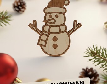 Snowman Laser Cut File,Winter Snowman Snowflake Laser File, Glowforge Laser Design SVG,Christmas Snowman SVG Laser Cut File, 16 designes