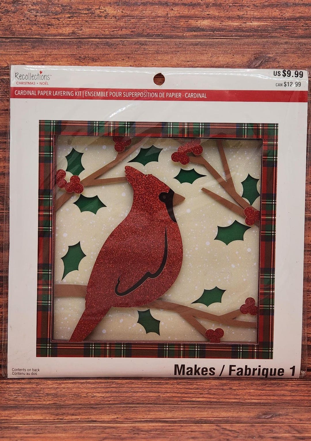 Cardinal Paper Layering Kit – Recollections DIY Nature Craft With ...