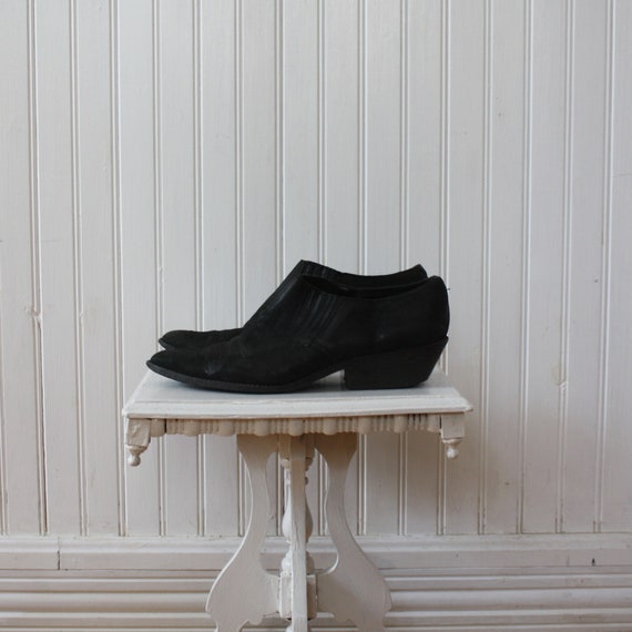 Cowboy Shoes 7.5 Women's Black Western Ankle Boots
