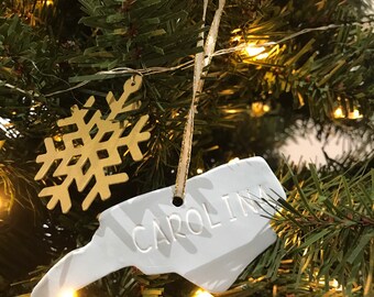 Carolina - NC - Carolina blue ornament