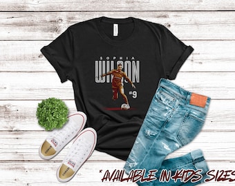Sophia Wilson Shirt | Portland Womens Soccer Shirt | Unisex Football Shirt | Soccer Fan Apparel | Game Day Sports T-Shirt, Sports Fan Gift