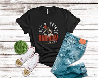 Joe Burrow Griddy Shirt | Cincinatti Football Shirt | QB Dance Tee Player Graphic Apparel Unisex T-Shirt for Game Day Gift For Football Fans