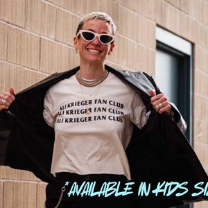 Ali Krieger Fan Club Shirt NY NJ Womens Soccer Tee Unisex Soccer Shirt Krieger Retirement Game Day Apparel Gotham Club Fan Gift image 1