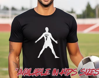 Cristiano Ronaldo Shirt | SIUUU Soccer Tee | Portugal Football Top, Soccer Jersey, Fan Gift, CR7 Jersey, Gift For Ronaldo Fan
