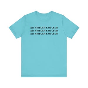 Ali Krieger Fan Club Shirt NY NJ Womens Soccer Tee Unisex Soccer Shirt Krieger Retirement Game Day Apparel Gotham Club Fan Gift image 5