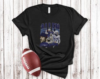 Josh Allen Shirt Buffalo Football Tee Game Day Unisex Shirt Mafia Fan Gift Quarterback Tee Blue and Red Football Tailgate Apparel
