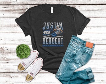Justin Herbert Shirt Los Angeles Football Shirt Herbert Slide Tee Game Day Tailgate Tee Unisex Los Angeles Football Fan Gift LA Football Tee