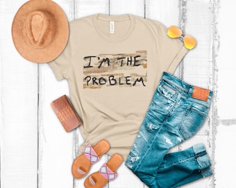 I'm The Problem Morgan Wallen Shirt Country Music Fan Tee Funny Morgan Wallen Lyric Shirt Gift for Country Fans Wallen Concert Tee