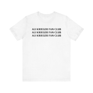 Ali Krieger Fan Club Shirt NY NJ Womens Soccer Tee Unisex Soccer Shirt Krieger Retirement Game Day Apparel Gotham Club Fan Gift image 3