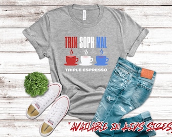 Triple Espresso T-Shirt | Rodman Swanson Smith Soccer Tee | Women Player Graphic Apparel, Casual Unisex Top for Fans, Soccer Gift For Her