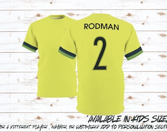 Custom Washington Soccer Shirt US Womens Soccer Shirt Trinity Rodman Shirt Croix Bethune Tee Washington Womens Soccer Jersey Shockwave Kit