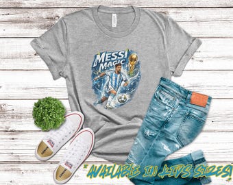 Messi Magic Shirt | Lionel Messi Argentina Soccer Tee | 2026 International Football Fan Shirt Kids & Adult Unisex Soccer Apparel