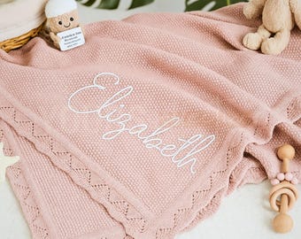Custom Baby Blanket, Newborn Keepsake, Baby Blanket, Personalized Baby Blanket, Embroidered Baby Blanket, Stroller Cover, Baby Shower Gift