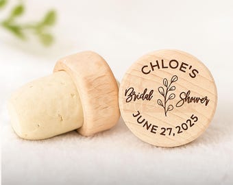 Bouchon de bouteille de vin gravé avec initiales et date | Cadeaux de mariage personnalisés en liège, Cadeaux de fête, Cadeau nuptiale de douche, Souvenir de fête