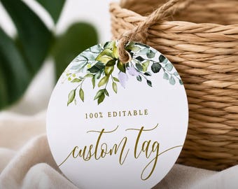 Etiquetas personalizadas para recuerdos de boda, etiquetas de agradecimiento personalizadas, estilo bohemio floral botánico, recuerdos de boda personalizados, etiquetas de regalo botánicas