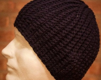 Textured Crocheted Skull Cap (Made to Order)