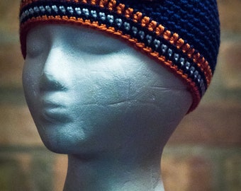 Chicago Bears Inspired Beanie (Teen - Adult Size) (Made to Order)
