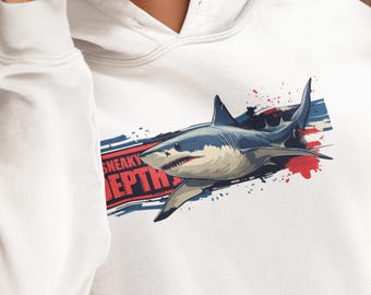 Great White Shark Shirt, Ocean Lover Gift