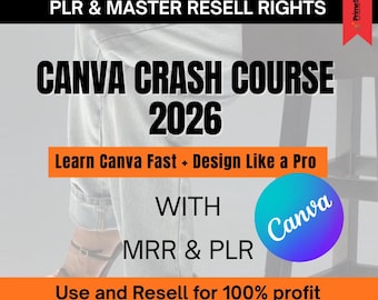 Cours intensif Canva 2026 | Apprendre Design Pro (PLR + MRR)
