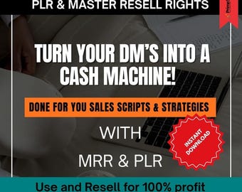 DM Sales Scripts & Strategies | Turn Instagram DMs Into Sales (PLR + Resell Rights)
