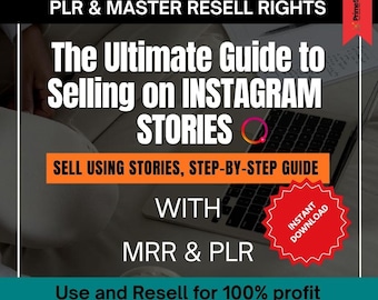 Instagram Stories Selling Guide | How to Sell on Instagram & Boost Sales (PLR + Resell Rights)