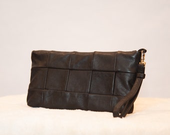 BOLSA DE CUERO MARRÓN