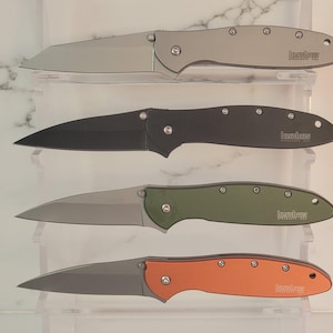 Kershaw Leek Assisted Opening Knife Teal (3&quot; Bead Blast) 1660 NEW in BOX