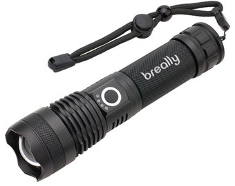 Linterna Faro LED recargable de 15W grabada 1200Lms - Regalo del padrino - Regalo personalizado del Día del Padre - Camping - Linterna - LED