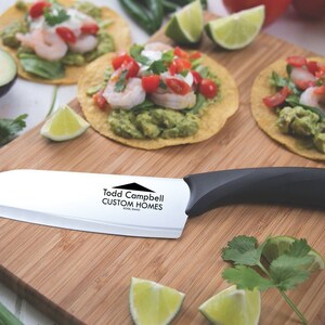 Personalized Anthem 6.5&quot; Cook&#39;s Knife, Laser Engraved Chopping Knife, Housewarming Gift, Wedding Gift, Custom Cook&#39;s Knife