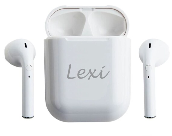 Custom Wireless Earbuds Laser Engraved Personalized Earbuds With Case Personalized Gift Custom Gift Custom Earbuds Etsy Australia