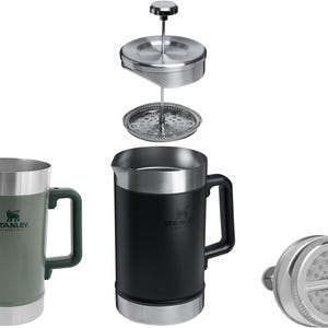 Prensa francesa personalizada - Regalo grabado para el Día de la Madre - Cafetera de camping - Amante del café - Regalo de bebida personalizado - Cafetera portátil