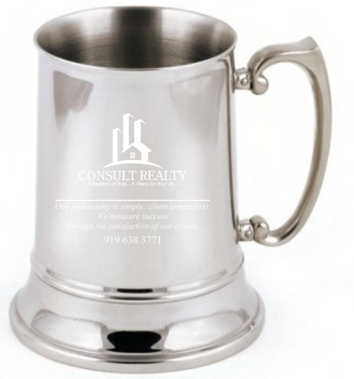Personalized 16oz Stainless Steel Beer Stein Groomsmen Gift Etsy
