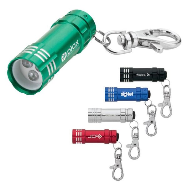 3 LED-Taschenlampe mit Hummer-Clip - Benutzerdefinierte Hochzeitsbevorzugungen - Gravierte Taschenlampe - Benutzerdefiniertes Geschenk