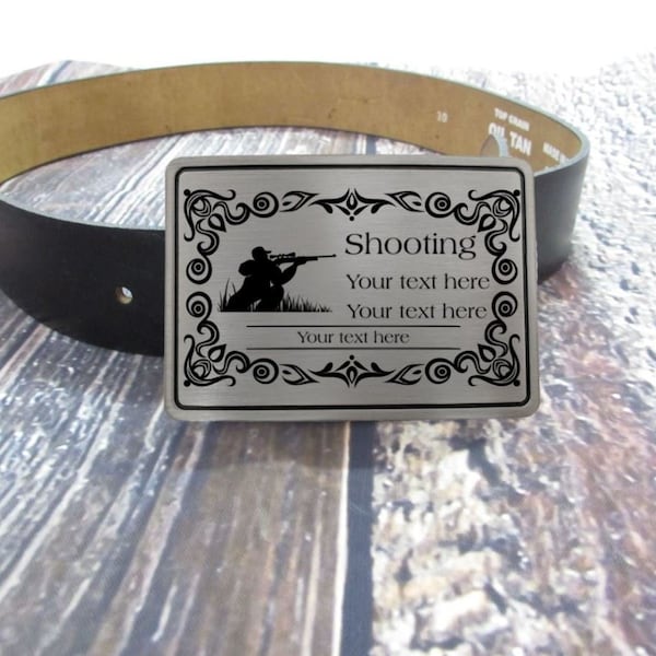 Hunting Belt Buckle Etsy