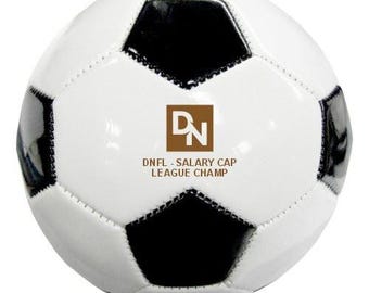 Personalized Mini Soccer Ball | Custom Laser Engraved | Team Gift, Sports Award, or Coach Appreciation Keepsake