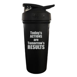 Personalized Stainless Insulated Strada Protein Shaker 24oz, Blender Bottle, Fitness Gift Idea, Protein Shaker Bottle
