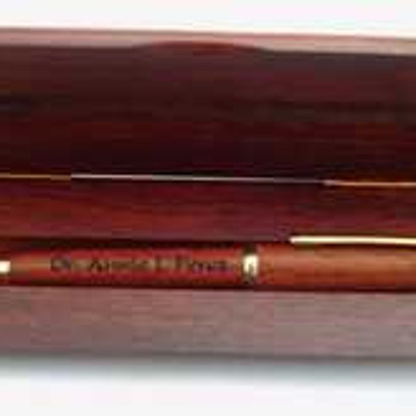 Personalized Wood Pen Set - Engraved wood pen presentation set, retirement gift, groomsman gift, personalized Father's Day gift