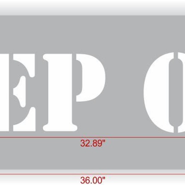 Spray Paint Letter Stencils Etsy