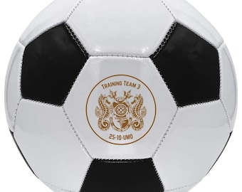 Personalized Soccer Ball | Custom Laser Engraved | Team Gift, Sports Award, or Coach Appreciation Keepsake