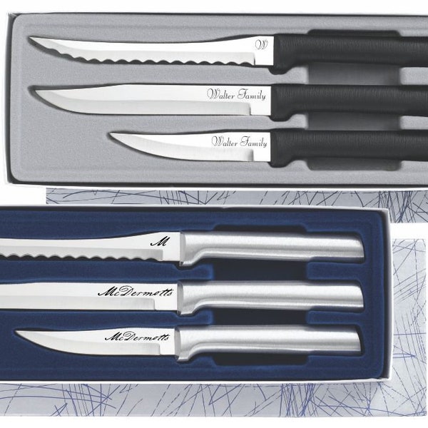 Custom Knife Set Etsy