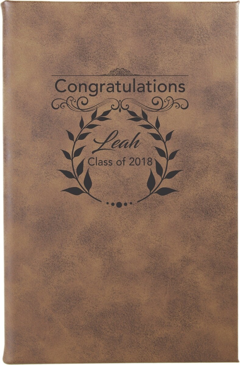 Graduation Scroll Notebook Personalized Graduation Notebook Journal - Customized Notebook 5x8 ...