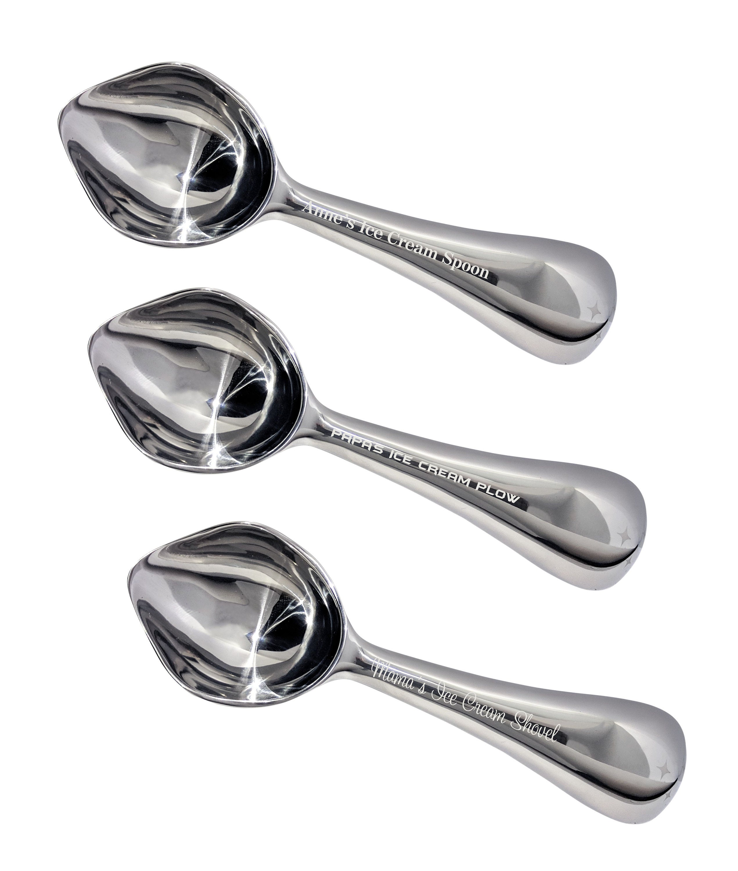 Cimown 2pcs Ice Cream Scoop, Ice Cream Scoops With Trigger Release - View #2
